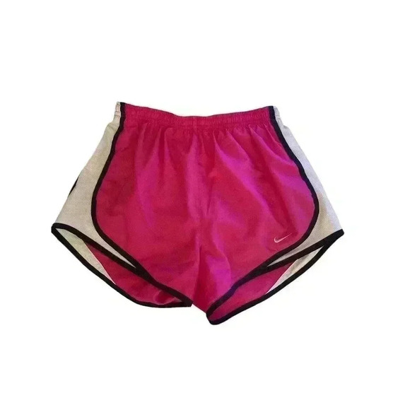 NIKE DRI FIT PINK WITH WHITE EDGES SIZE XS SHORT - Picture 1 of 3